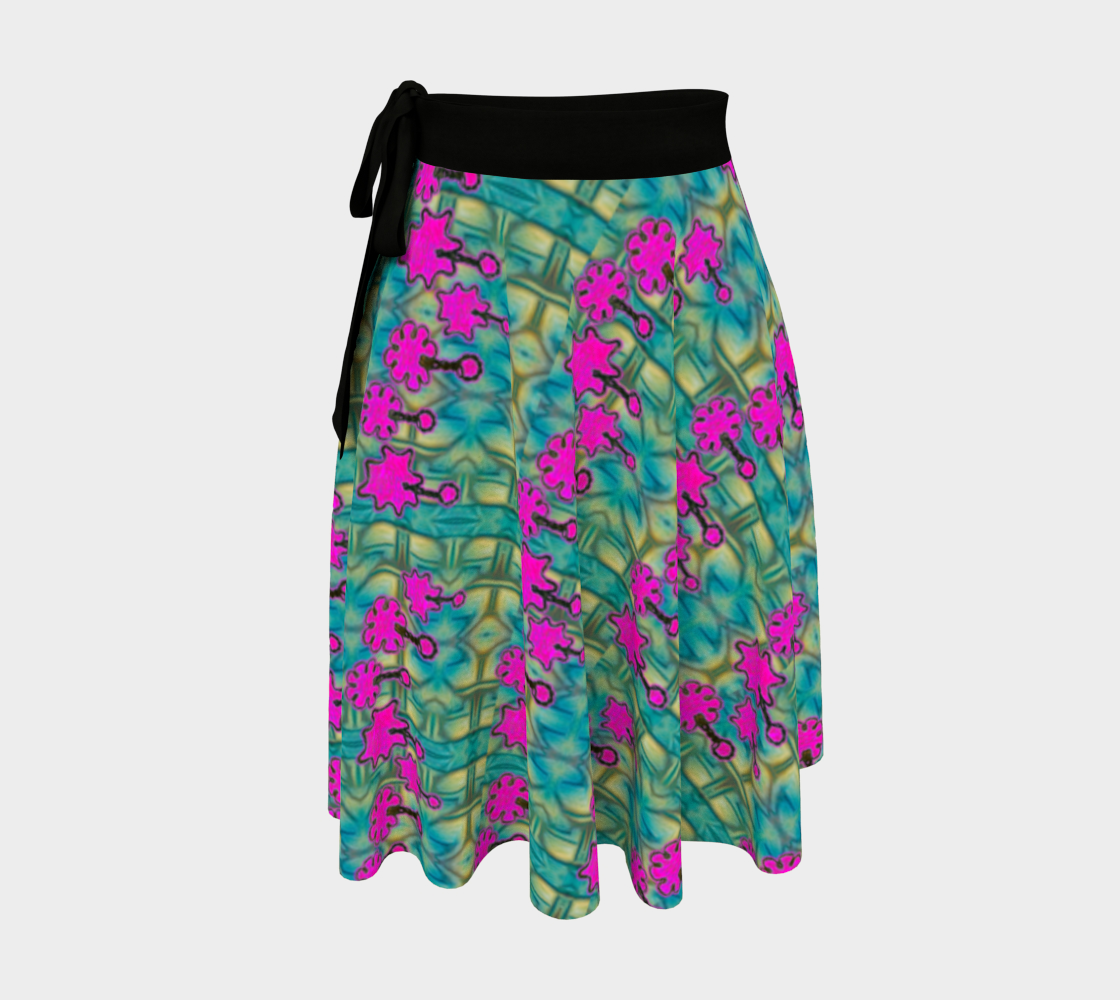 Wrap Skirt (Her/Muliebris)(Grail Night Flower Pink Logo) RJSTH@Fabric#9 RJSTHW2024 RJS