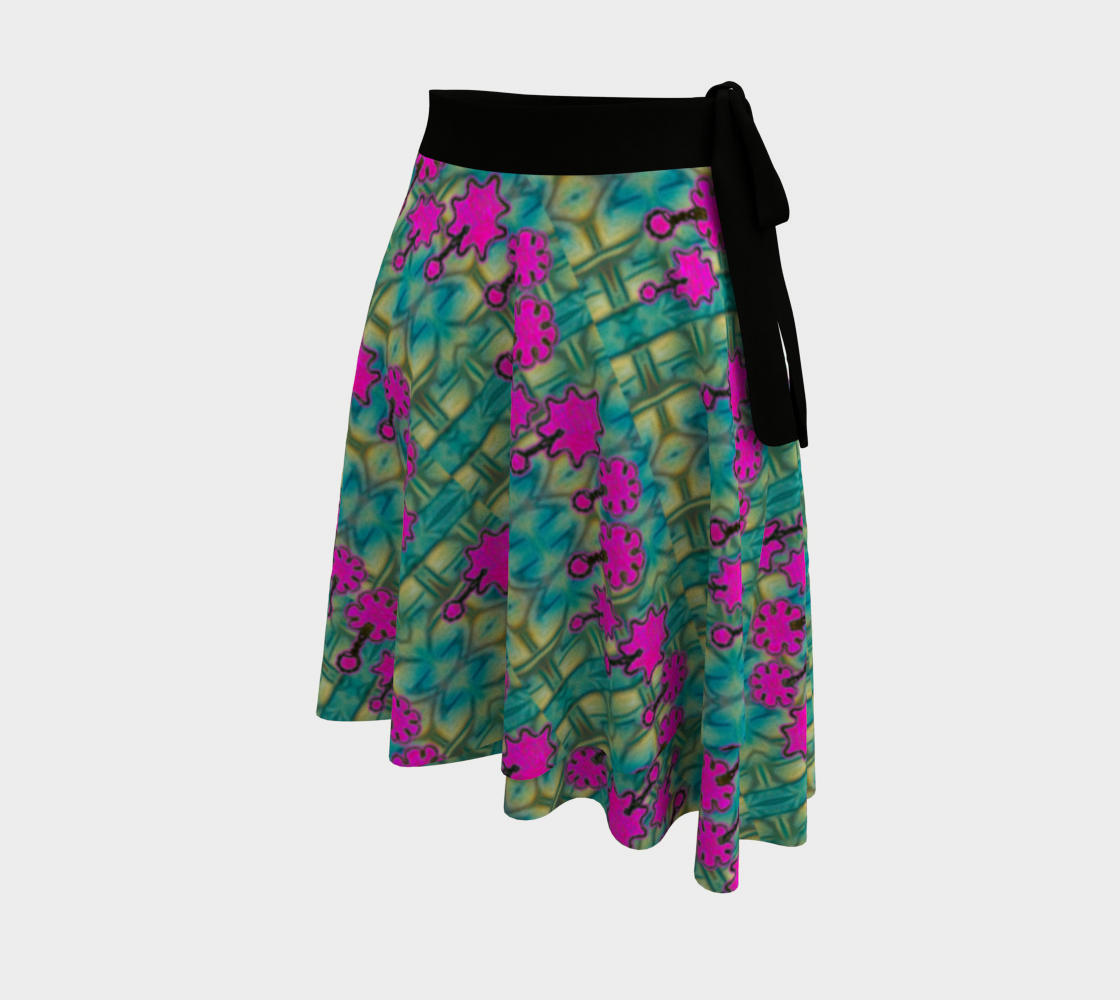 Wrap Skirt (Her/Muliebris)(Grail Night Flower Pink Logo) RJSTH@Fabric#9 RJSTHW2024 RJS