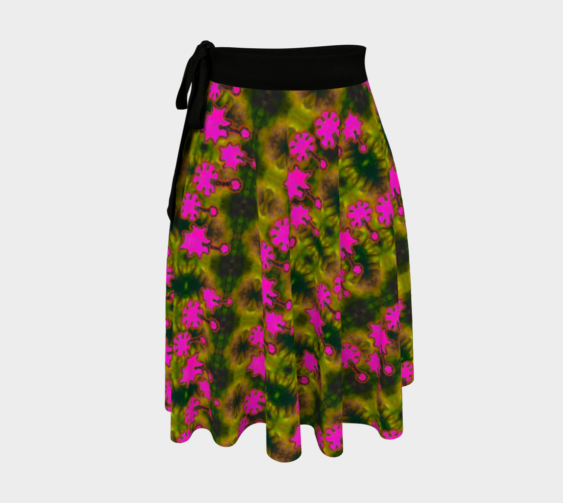 Wrap Skirt (Her/Muliebris)(Grail Night Flower Pink Logo) RJSTH@Fabric#7 RJSTHW2024 RJS