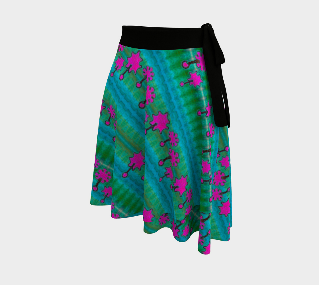 Wrap Skirt (Her/Muliebris)(Grail Night Flower Pink Logo) RJSTH@Fabric#8 RJSTHW2024 RJS